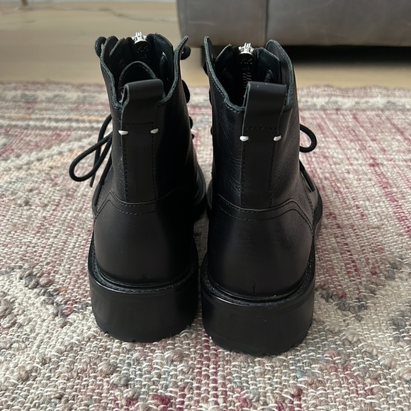 Rag & Bone | NWOB Black Leather Cannon Zip Boot - Size IT 40 - Picture 4 of 8